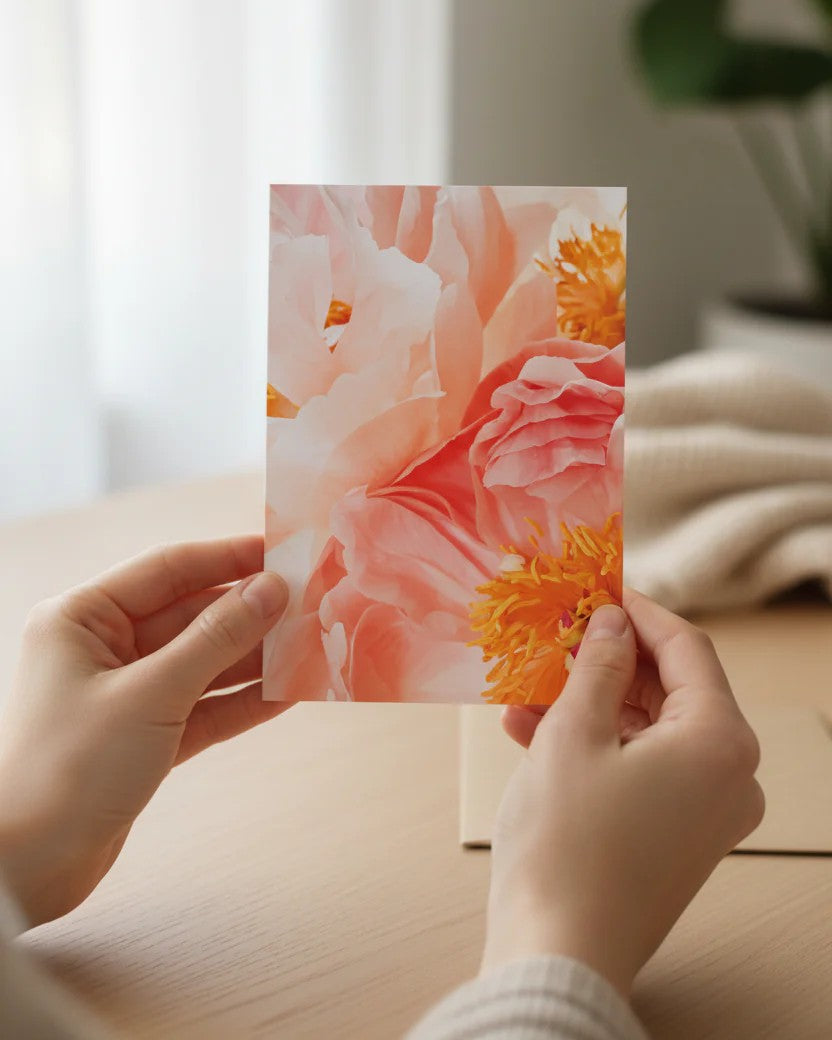Card - Blush Peonies