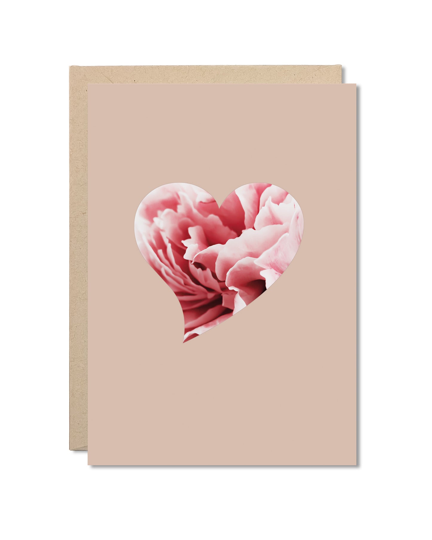 Card - Peony Heart