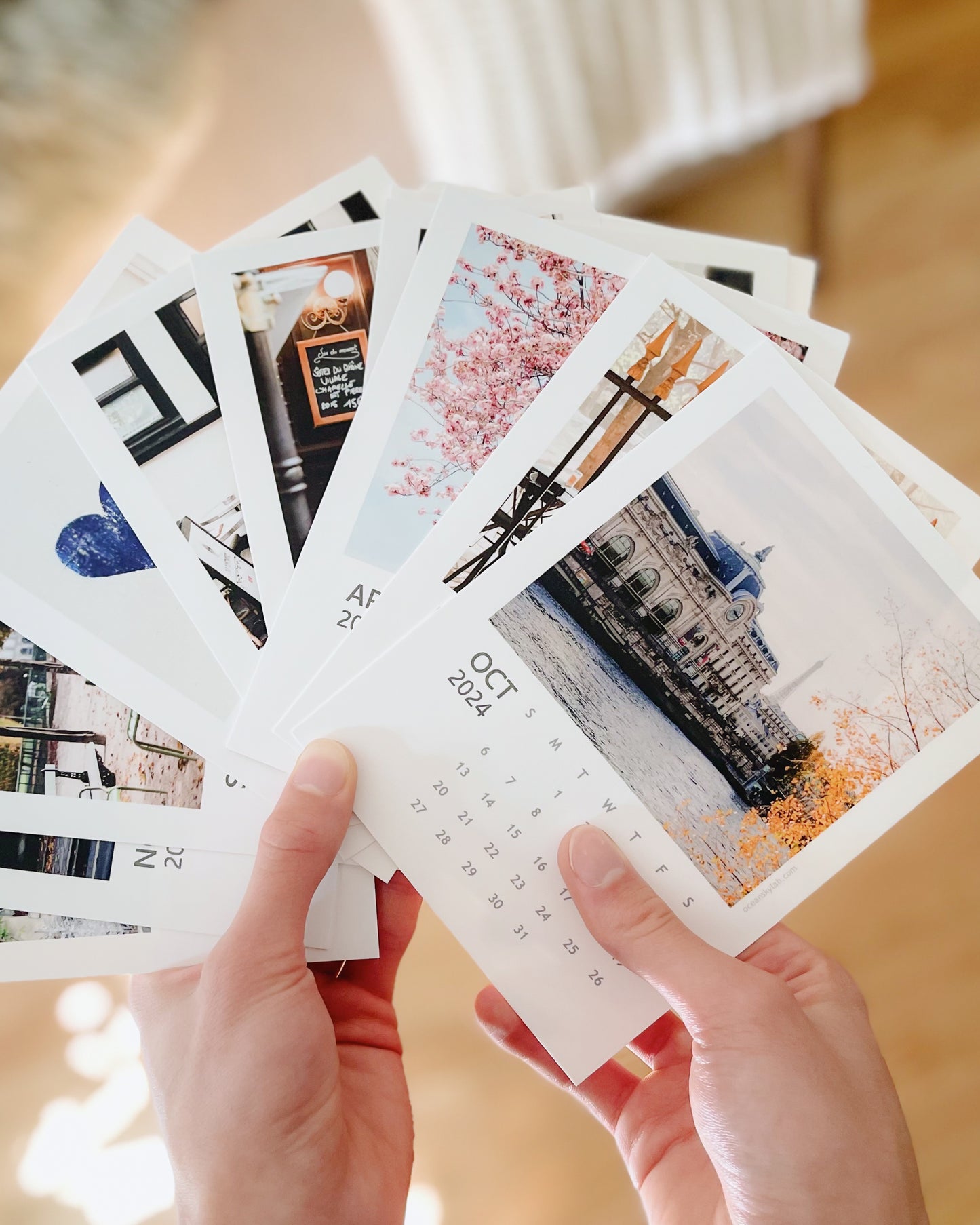 2024 Paris Desk Calendar