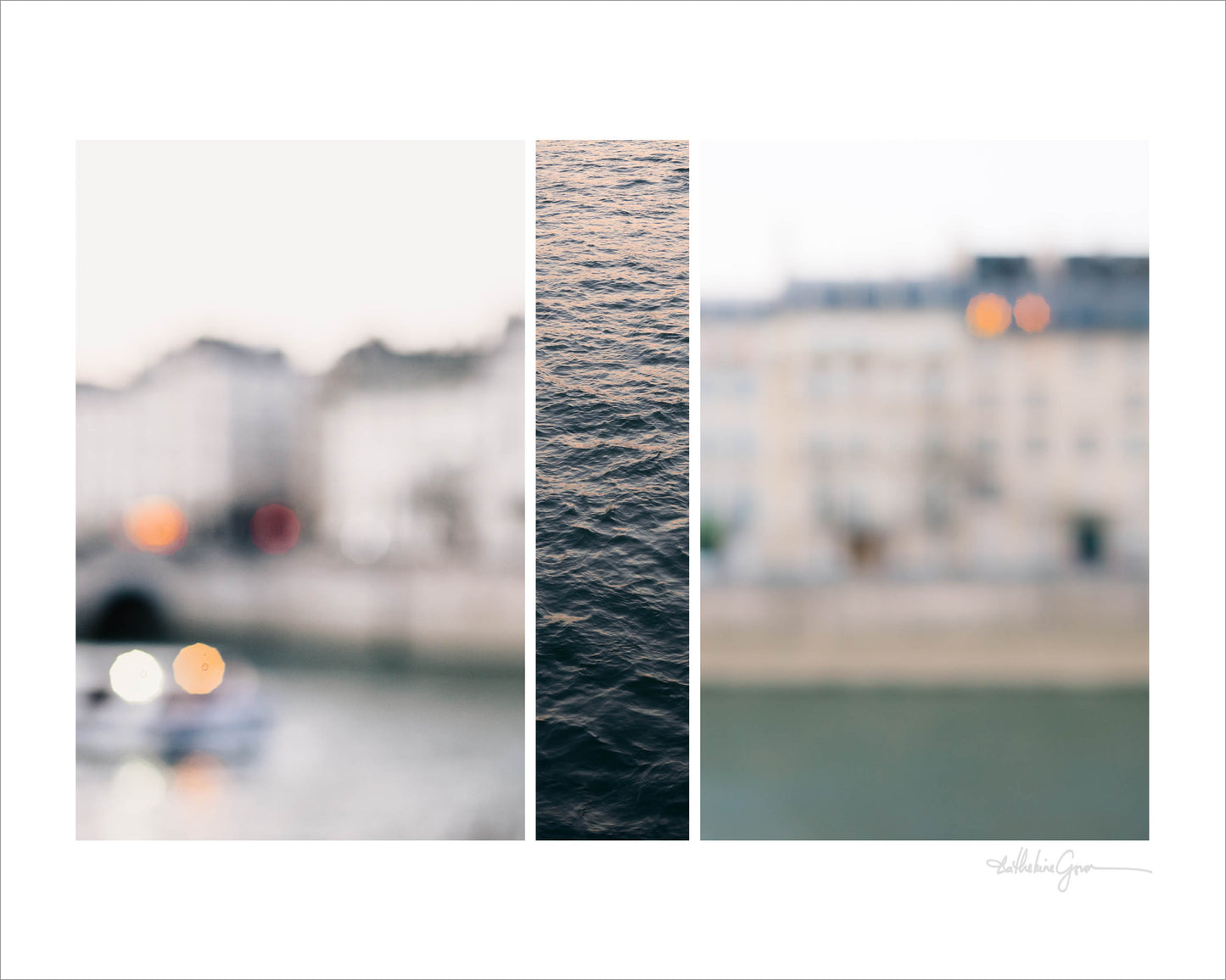 Seine River Triptych