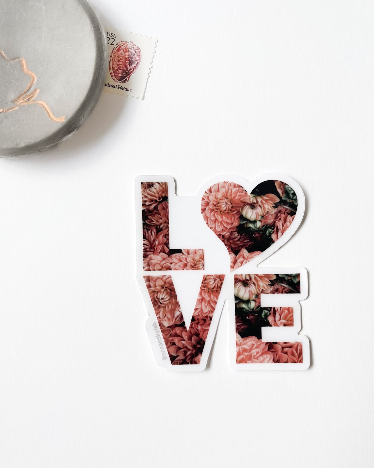 Sticker (Clear): LOVE