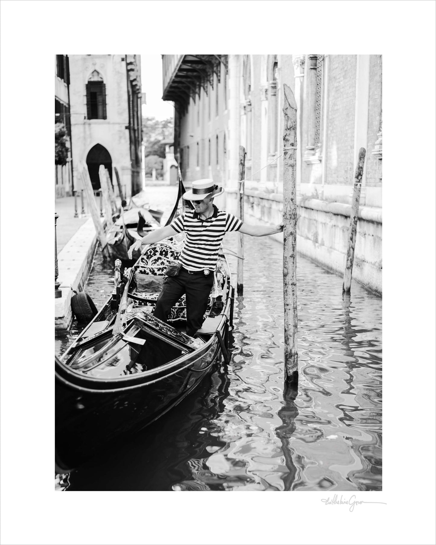 The Gondolier - Venice, Italy