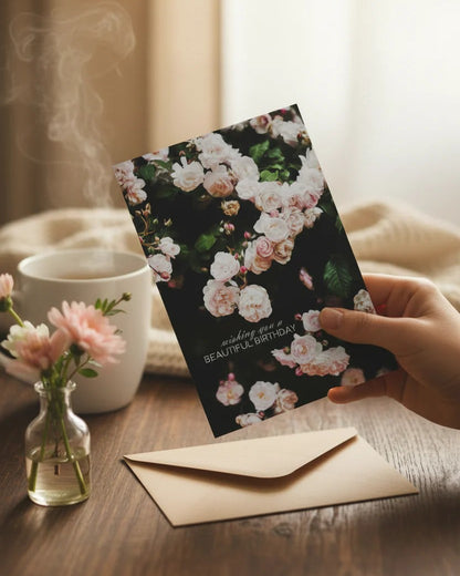 Card - Happy Birthday Roses