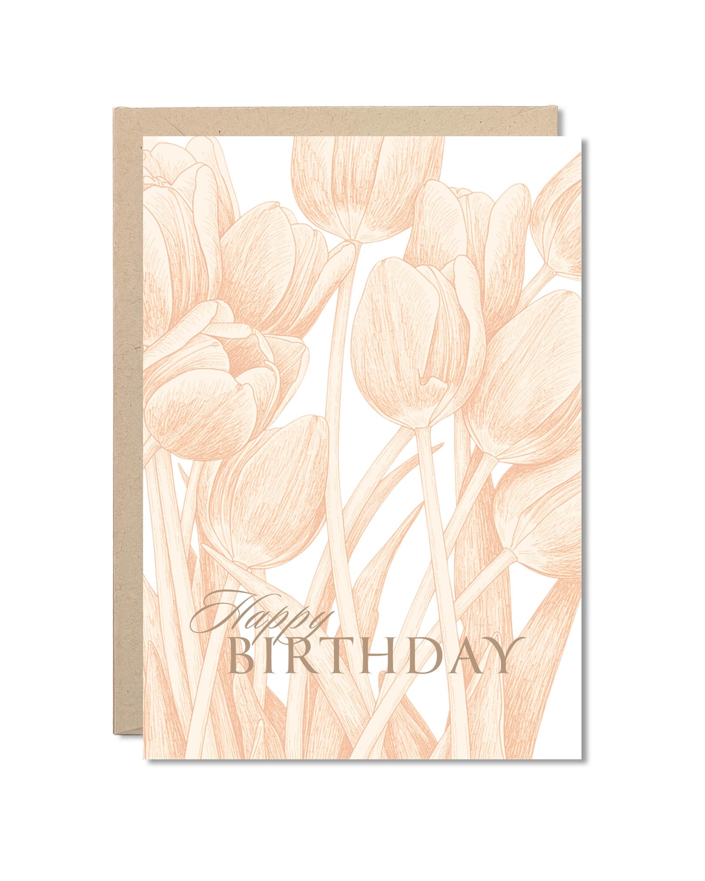 Card - Happy Birthday Tulips