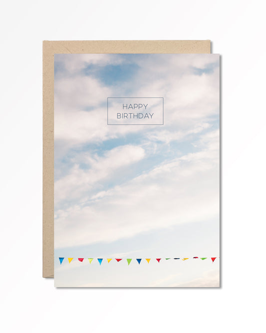 Card - Happy Birthday Flags