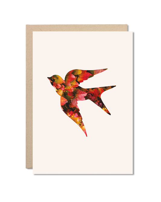 Card - Autumn Tapestry Songbird