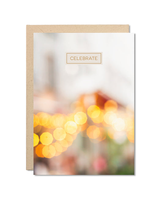 Card - Celebrate Twinkle Lights