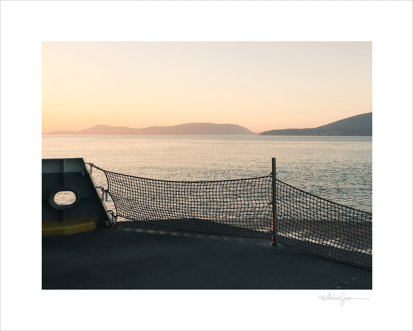 Ferry Deck Sunset