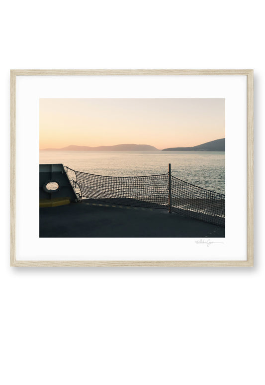 Ferry Deck Sunset