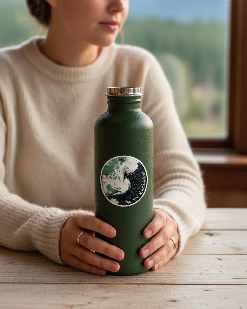 Sticker: Ocean Swirl Pacific Northwest