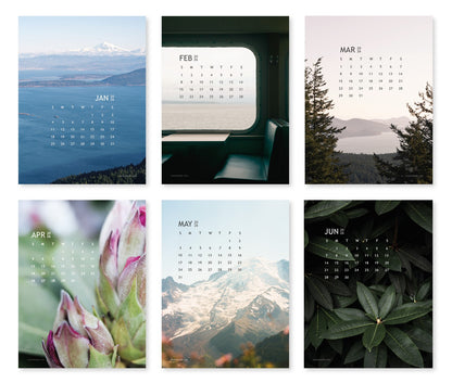 PRE-ORDER: 2026 Pacific Northwest Desk Calendar