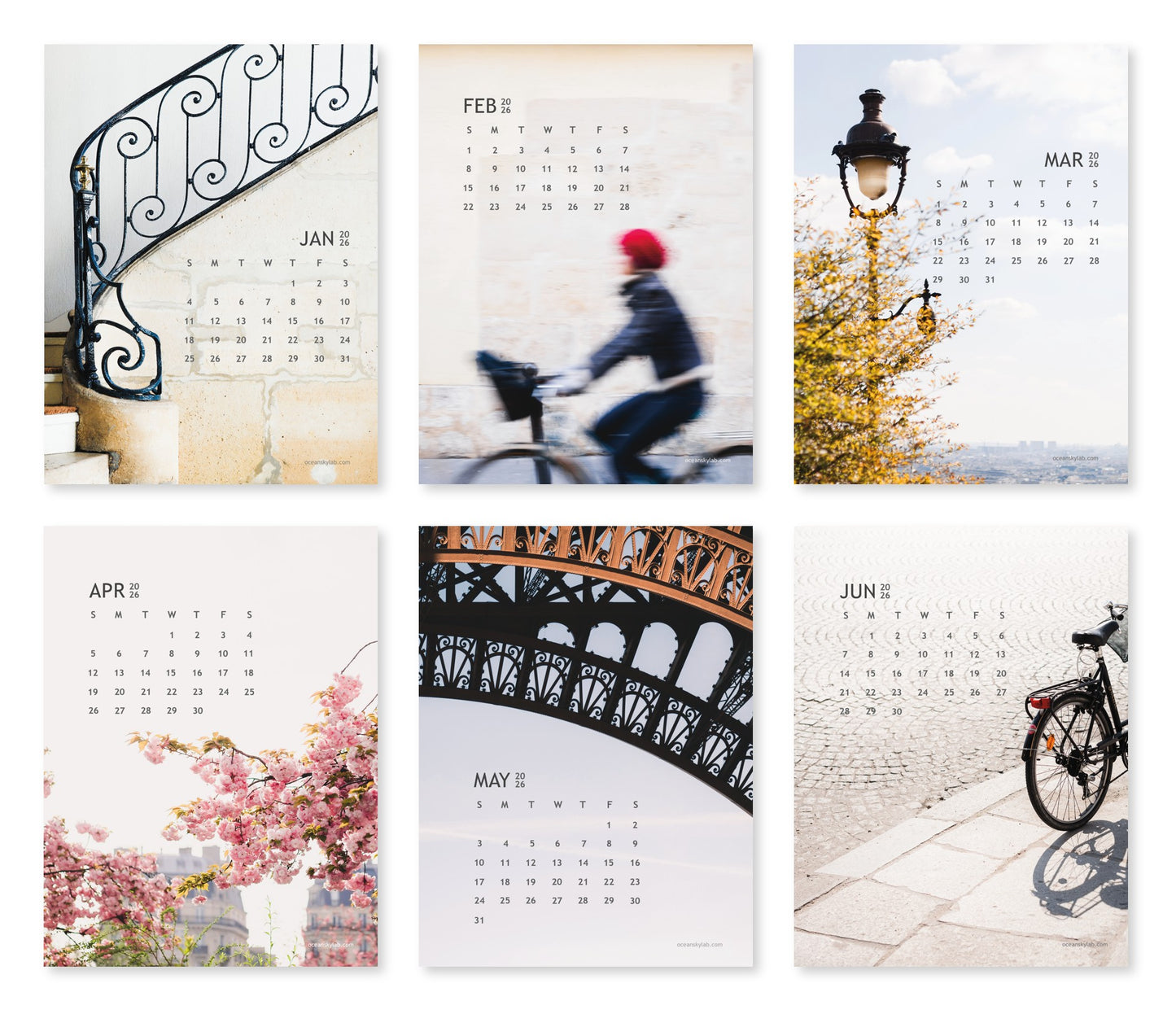 PRE-ORDER: 2026 Paris Desk Calendar