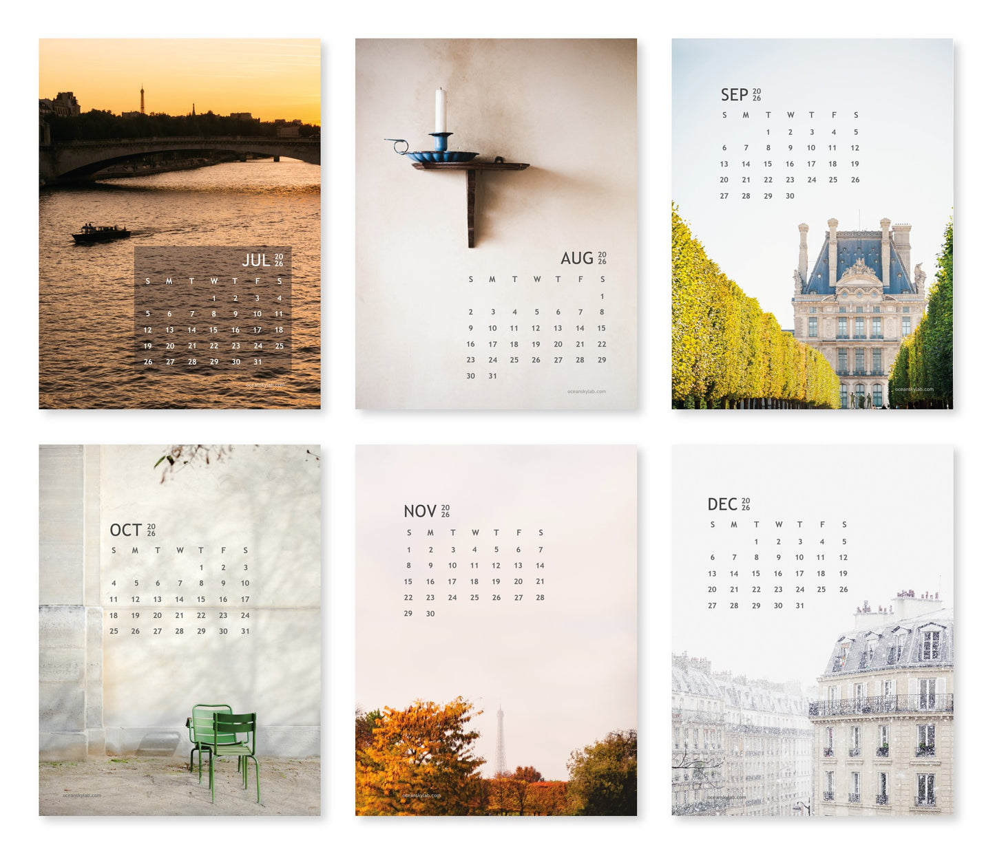PRE-ORDER: 2026 Paris Desk Calendar