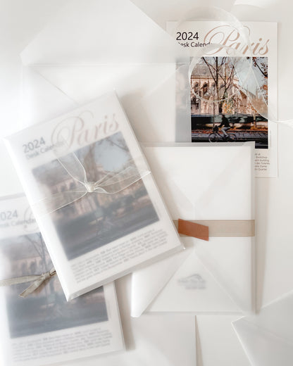 2024 Paris Desk Calendar