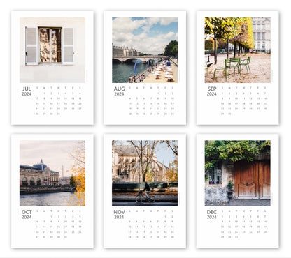 2024 Paris Desk Calendar