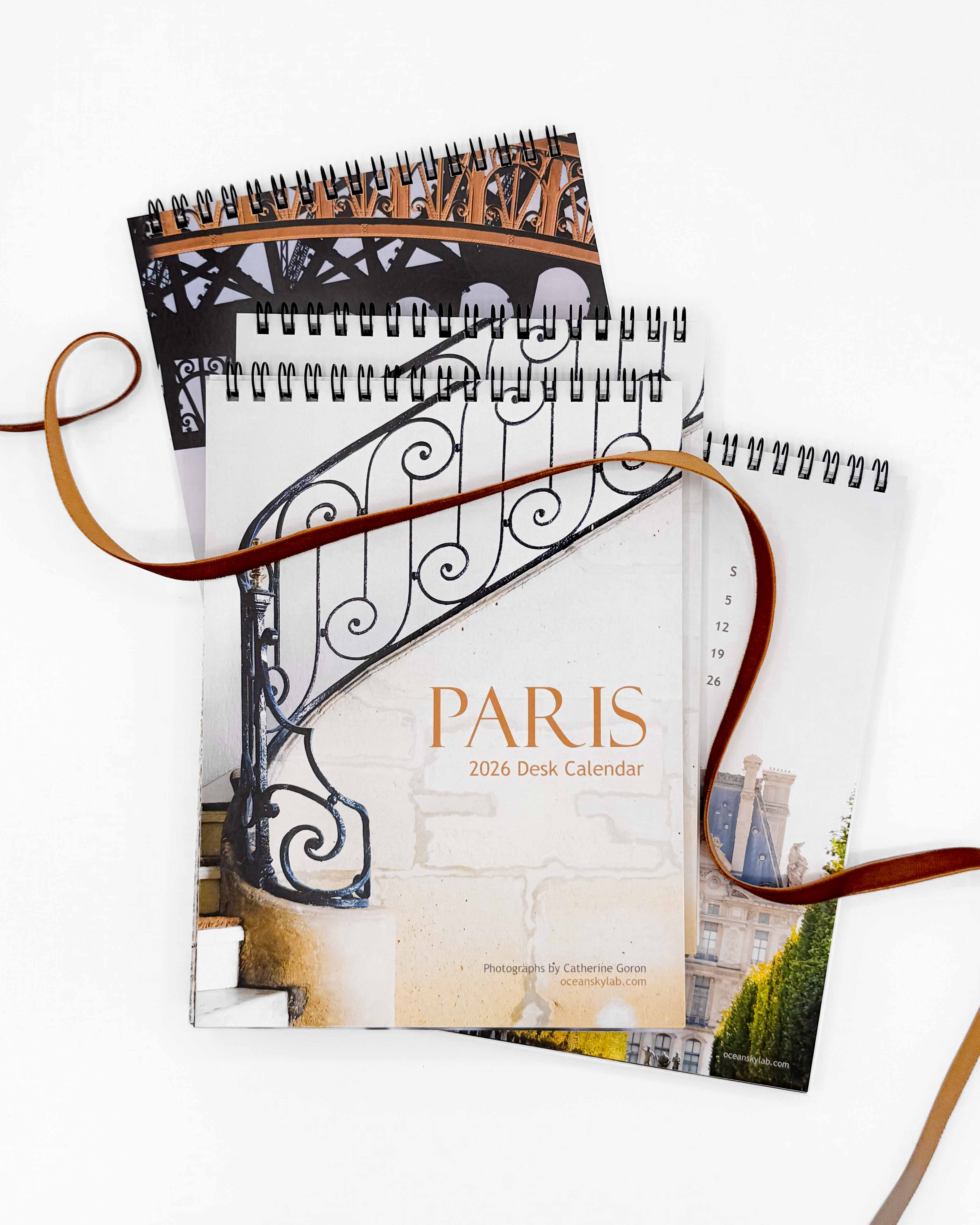 2026 Paris Desk Calendar – Ocean Sky Lab