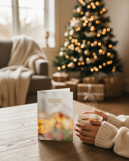 Card - Celebrate Twinkle Lights
