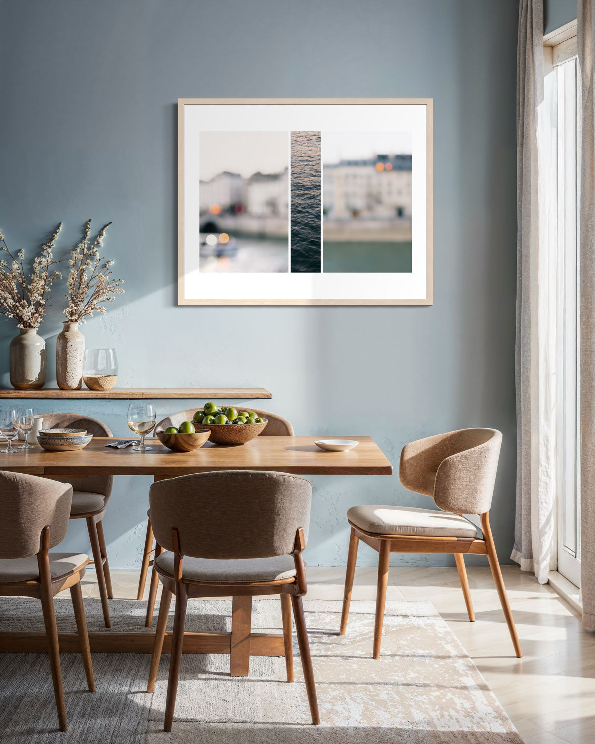 Seine River Triptych