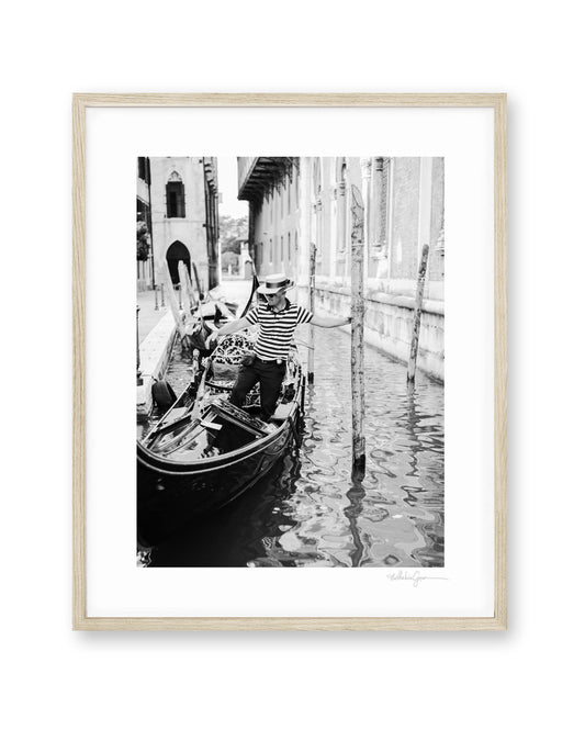 The Gondolier - Venice, Italy