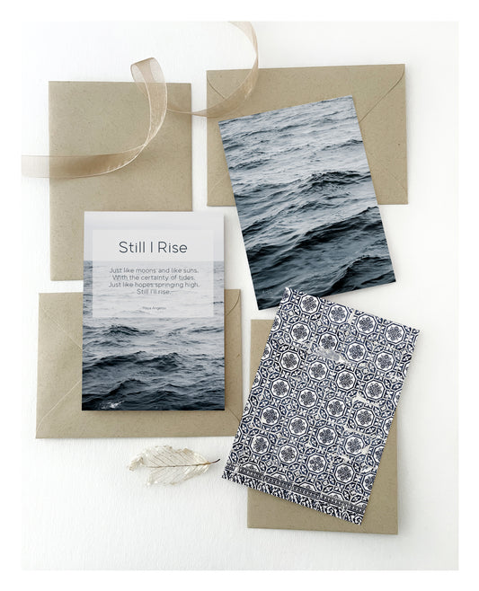 Greeting Cards: Ocean Blues (bundle of 3)