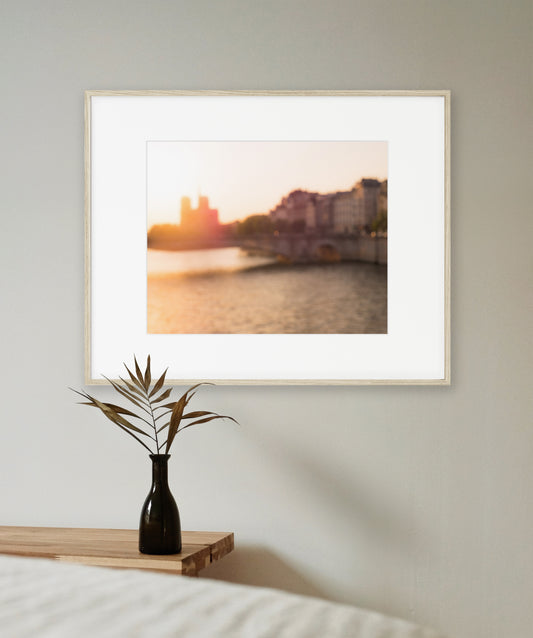 Soft Sunset on the Seine - Paris
