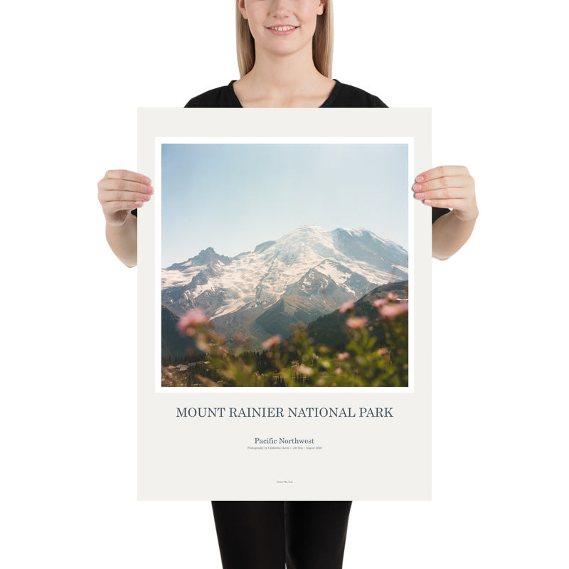 Art Print Poster: Mount Rainier