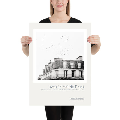 Art Print Paris Poster: Birdsong