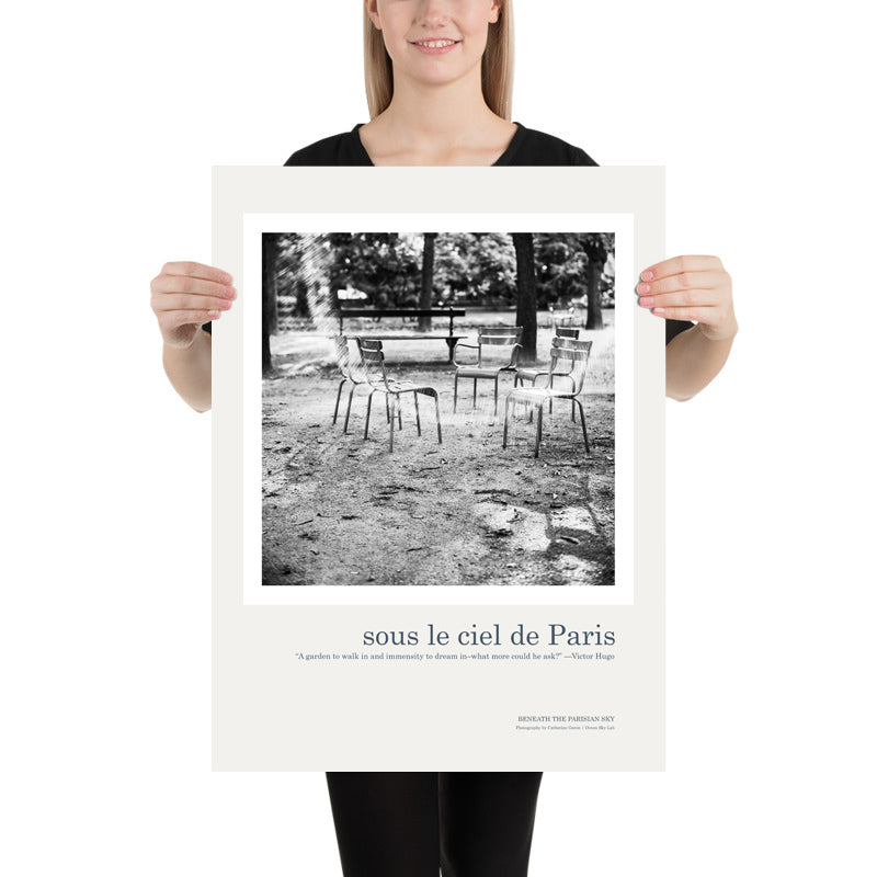 Art Print Paris Poster: Luxembourg Gardens