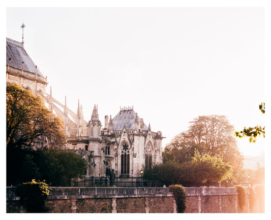 Luminous Notre Dame at Sunrise