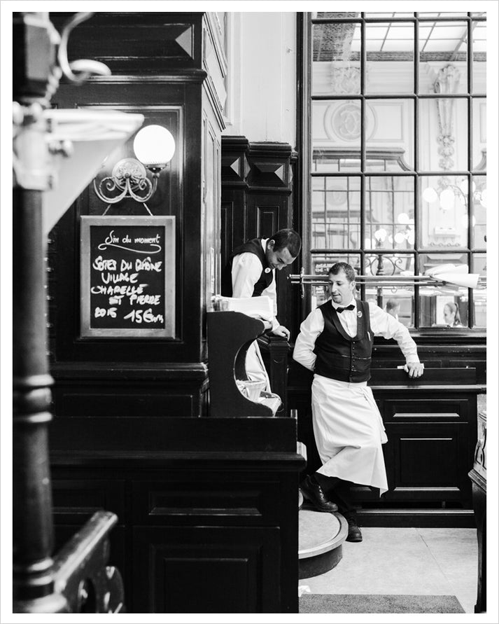 Parisian Waiters at Le Bouillon Chartier Restaurant Ocean Sky Lab