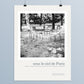 Art Print Paris Poster: Luxembourg Gardens