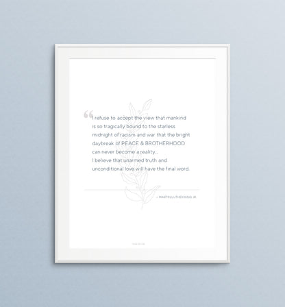 Printable Quote - Martin Luther King Jr.