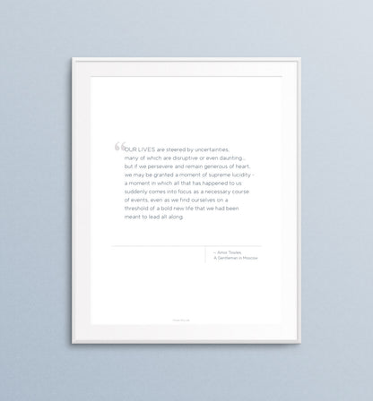 Printable Quote - Amor Towles