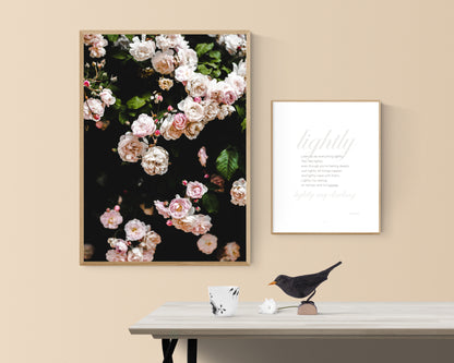Quote Print: Lightly