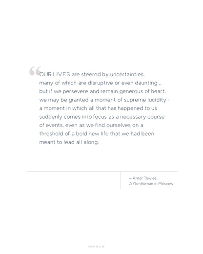 Printable Quote - Amor Towles