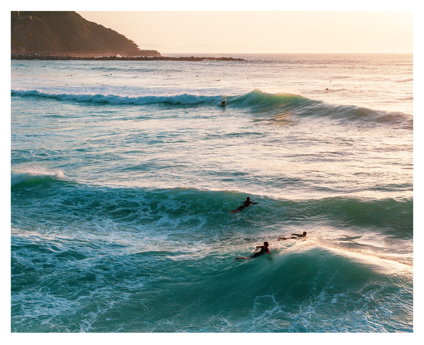 Sunlit Surfers - Spain