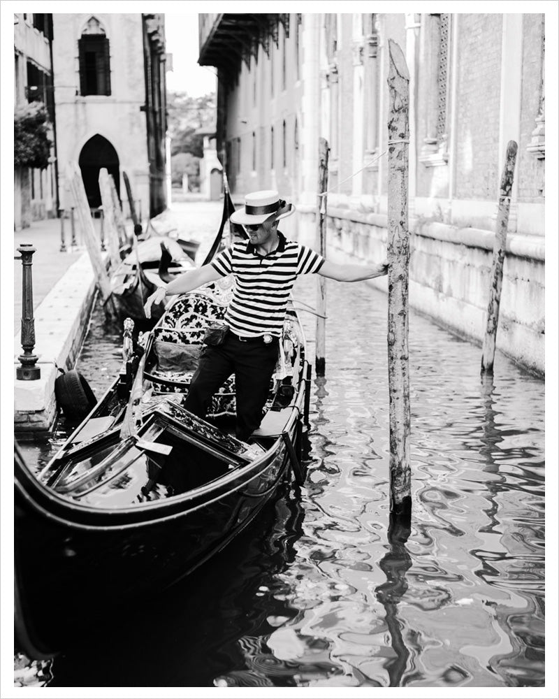 The Gondolier - Venice, Italy