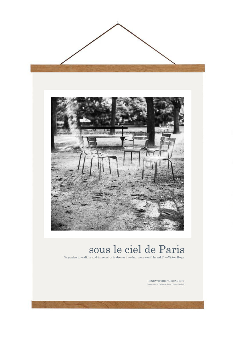 Art Print Paris Poster: Luxembourg Gardens